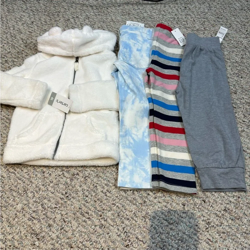 NWT Cozy Girl’s Bundle Set of 4 items size 4T